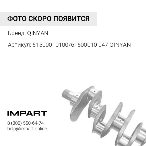 61500010100/61500010047 QINYAN Сальник коленвала WD615/WP10 задний 115x140x12 QINYAN (VG1500010047/6 QINYAN