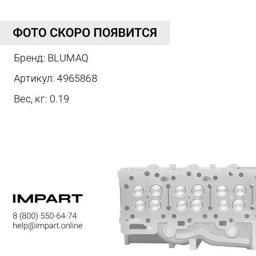 4965868 Клапан впускной
