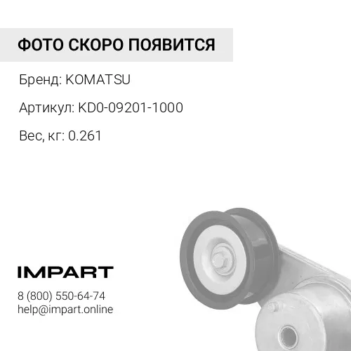 KD0-09201-1000 ПОДШИПНИК KOMATSU
