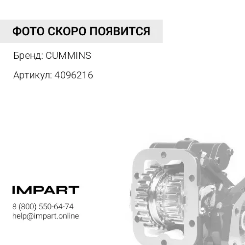 4096216 Кольцо уплотнительное корпуса вала отбора мощности Cummins B3.3 100% оригинал США/Европа