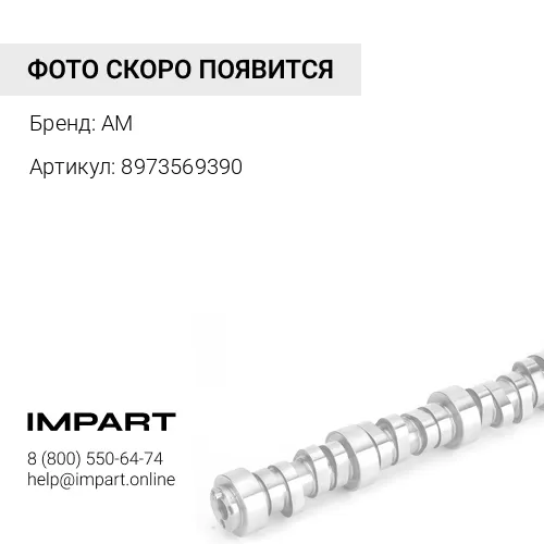 8973569390 Вкладыш распредвала 4HK1/6HK1 8973569390