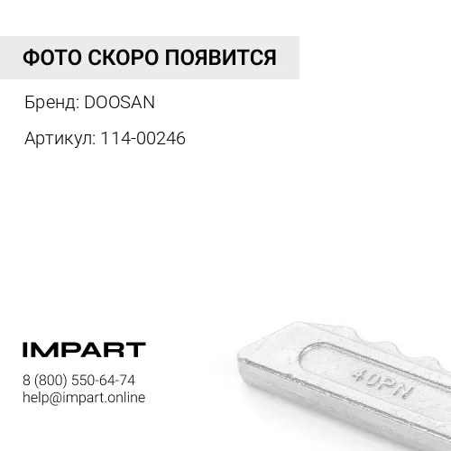 114-00246 114-00246 DOOSAN Кольцо (стопор коронки)