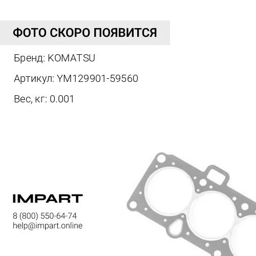 YM129901-59560 УПЛОТНЕНИЕ KOMATSU