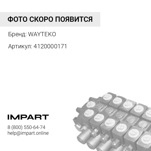 4120000171 Насос гидравлический сдвоенный 6 шлицов 4120000171 WAYTEKO
