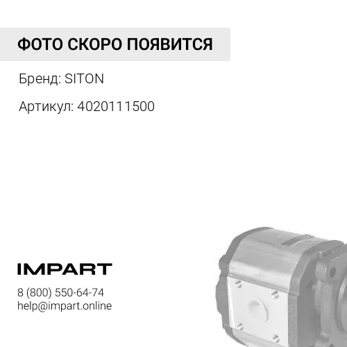4020111500 Шестеренчатый насос 18сс SITON