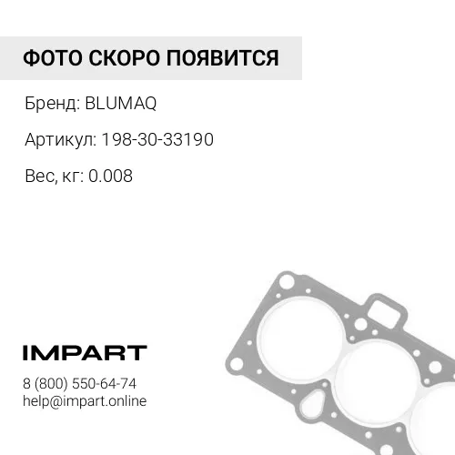 198-30-33190 Уплотнение BLUMAQ