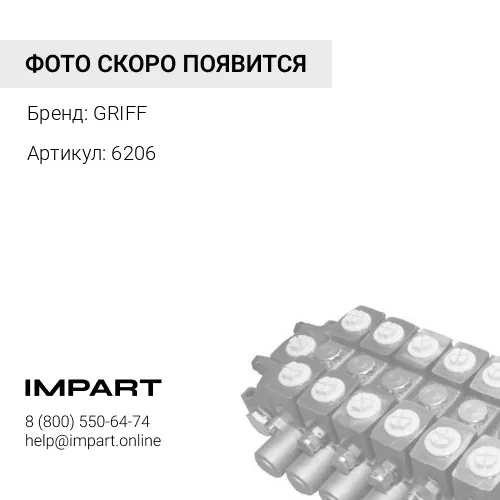 6206 2RS1 Подшипник GRIFF