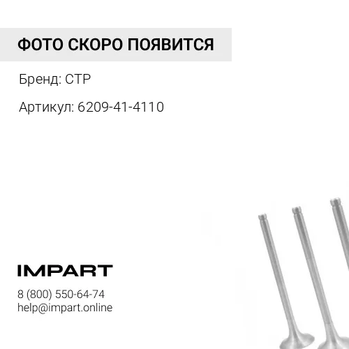 6209-41-4110 Клапан впускной Komatsu 4D95/6D95