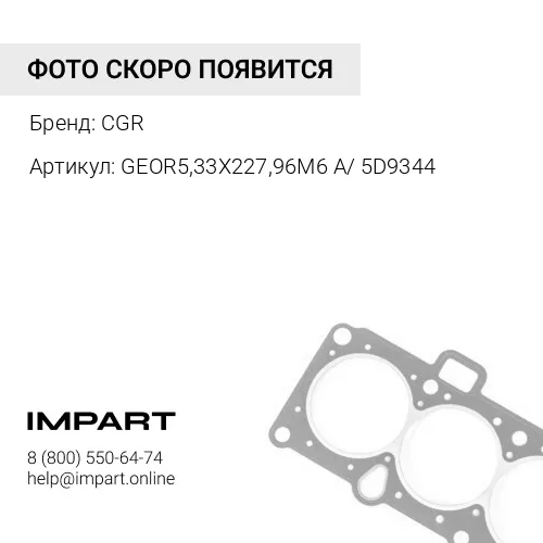 GEOR5,33X227,96M6 A/ 5D9344 Кольцо CGR