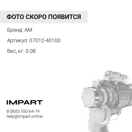 07012-40100 Уплотнение масляное AM