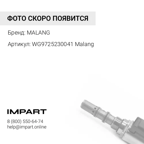 WG9725230041 Malang ПГУ D=110 HOWO A7 F3000 (С КЛАПАНОМ) (WG9725230041/1/2) Malang MALANG
