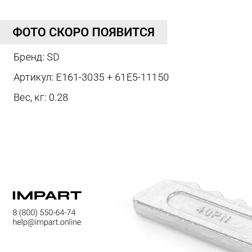 E161-3035 + 61E5-11150Палец коронки + Кольцо стопорно (в сборе) SD