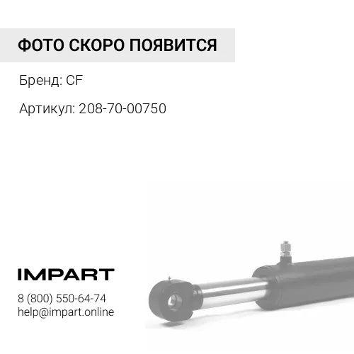 208-70-00750 (CF) Тяга центральная W/BUSHING (PC400-8) CF
