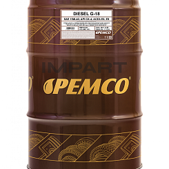 Масло моторное DIESEL G-18 PEMCO 15W-40 SHPD (60 литров) PEMCO