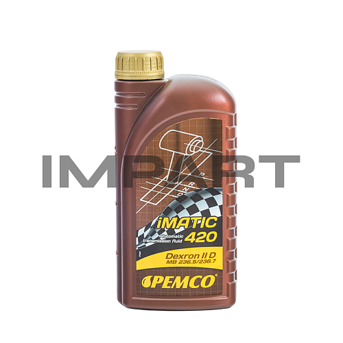 Масло трансмиссионное PEMCO 420 ATF Dexron II (1 литр) PEMCO