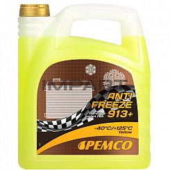 Антифриз PEMCO 913+ (-40) желтый (5 литров) PEMCO