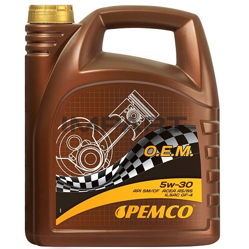 Масло моторное PEMCO O.E.M. for Ford Volvo 5W-30 (5литр) PEMCO