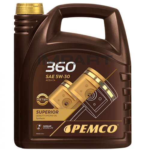 Масло моторное PEMCO 360 SAE 5W-30 (5литр) PEMCO