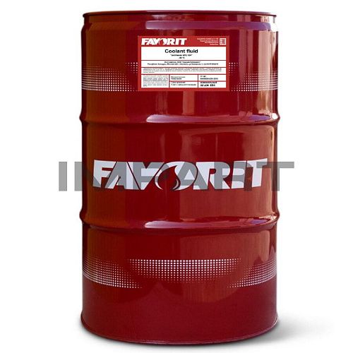 ОЖ Favorit Antifreeze AFG12+ (-40°) красный/red (60 л) FAVORIT