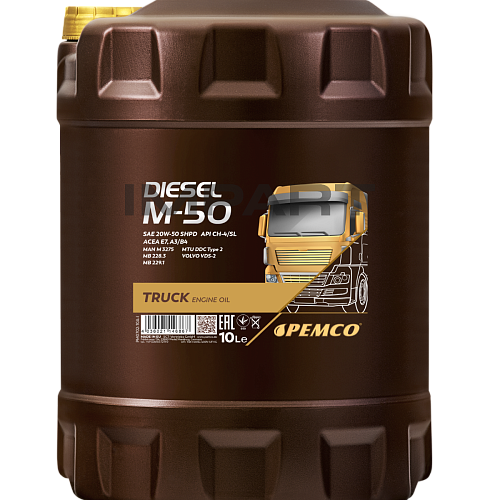 Масло моторное DIESEL М PEMCO 15W-40 SHPD (10 литров) PEMCO