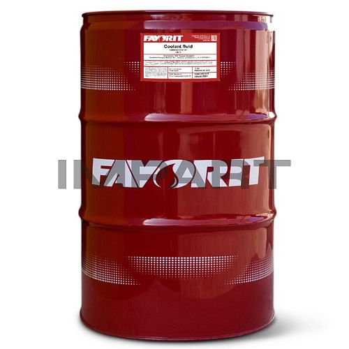 ОЖ Favorit Antifreeze AFG12+ (-40°) красный/red (208 л) FAVORIT