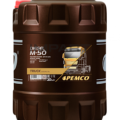 Масло моторное DIESEL М-50 PEMCO 20W-50 SHPD (20 литров) PEMCO