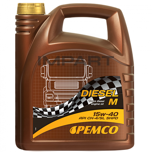 Масло моторное DIESEL М PEMCO 15W-40 SHPD (5 литров) PEMCO