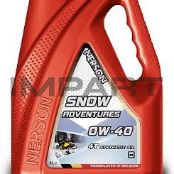 Масло моторное NERSON OIL 4T SnowАdventures synthetic 0W-40 4л (снегоходы) Nerson