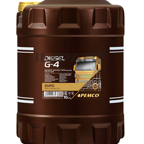 Масло моторное DIESEL G-4 PEMCO 15W-40 SHPD (10 литров) PEMCO